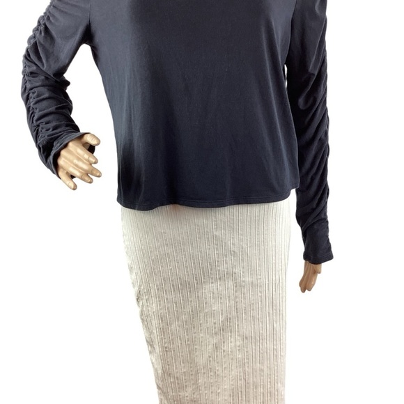 Athleta All Around Ruched Top Size L Blue - Picture 3 of 7